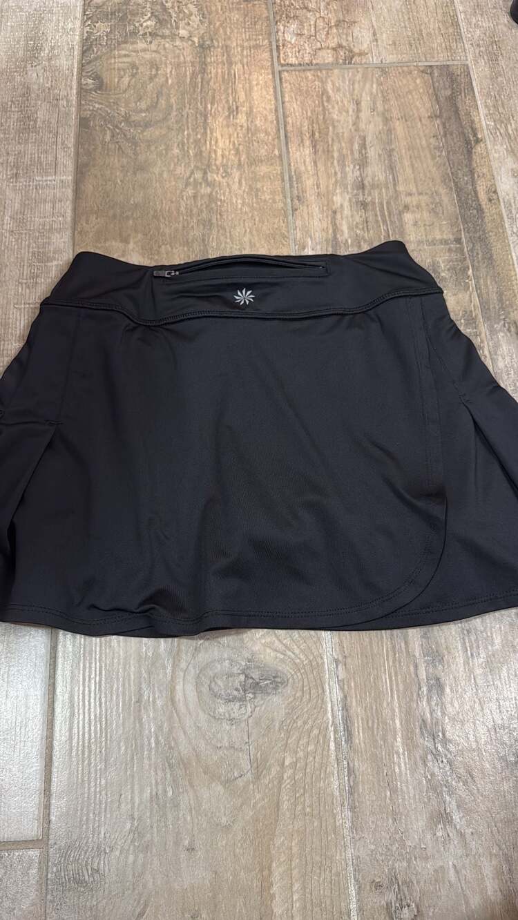 Athleta Speed Skort Black Athletic Tennis Golf Skirt